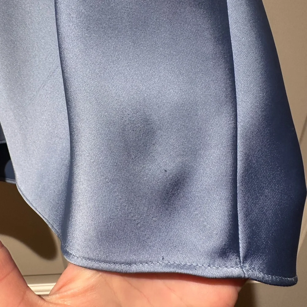 Club Monaco Blue Satin Cami Top - Picture 4 of 4